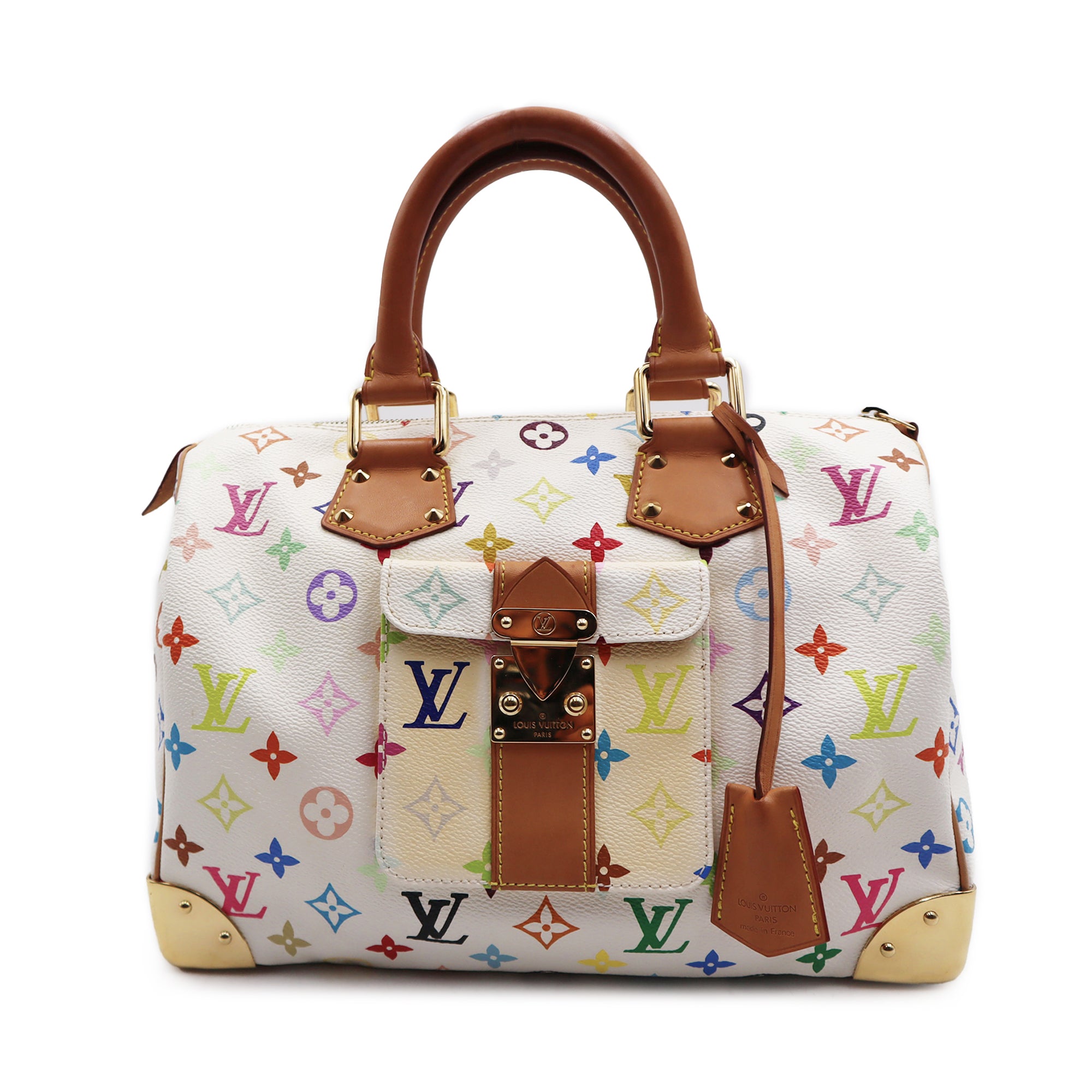 Louis Vuitton Monogram Multicolor Speedy 30 Boston Bag SP0073