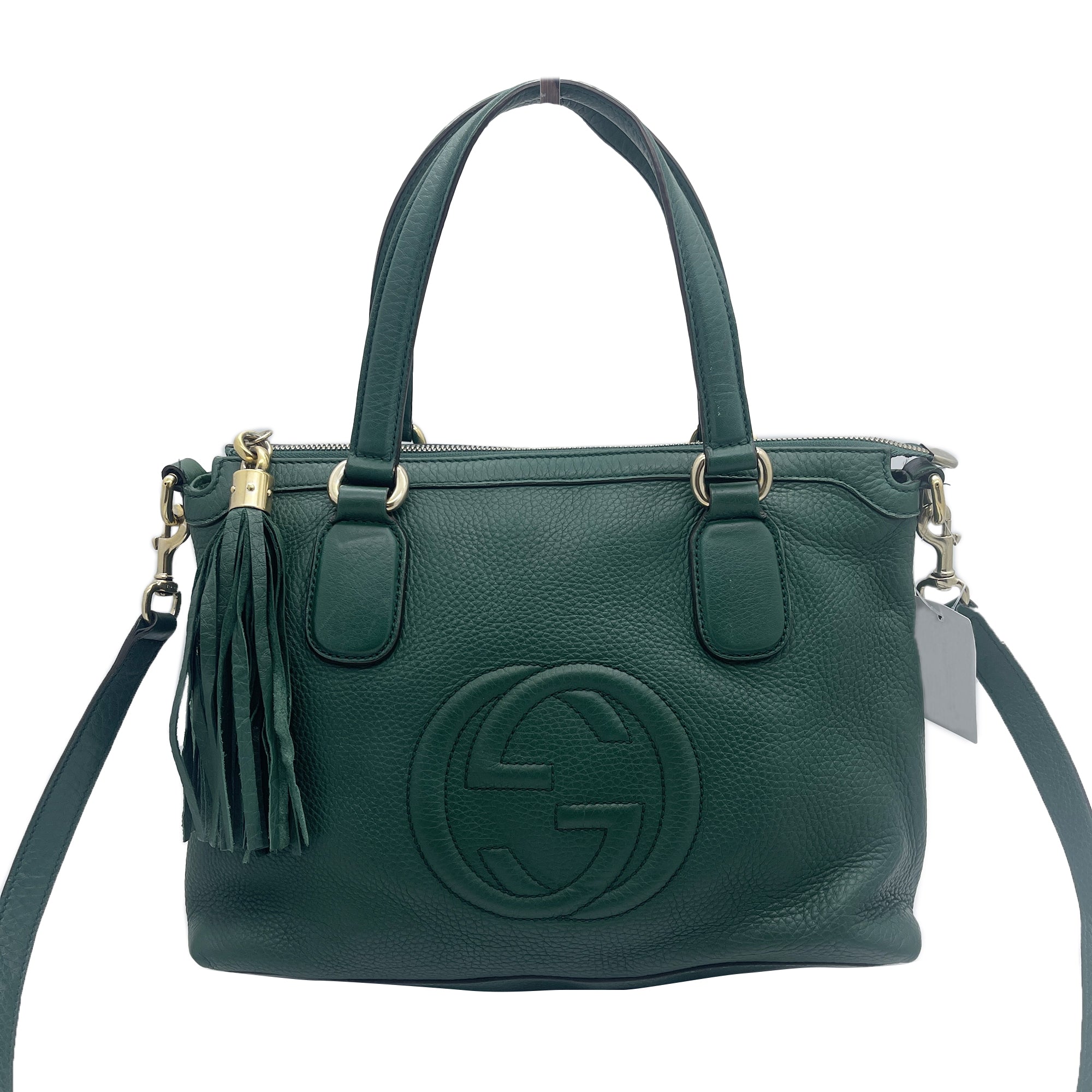 Gucci Pebbled Calfskin Soho Top Handle Bag – Foreign Objects