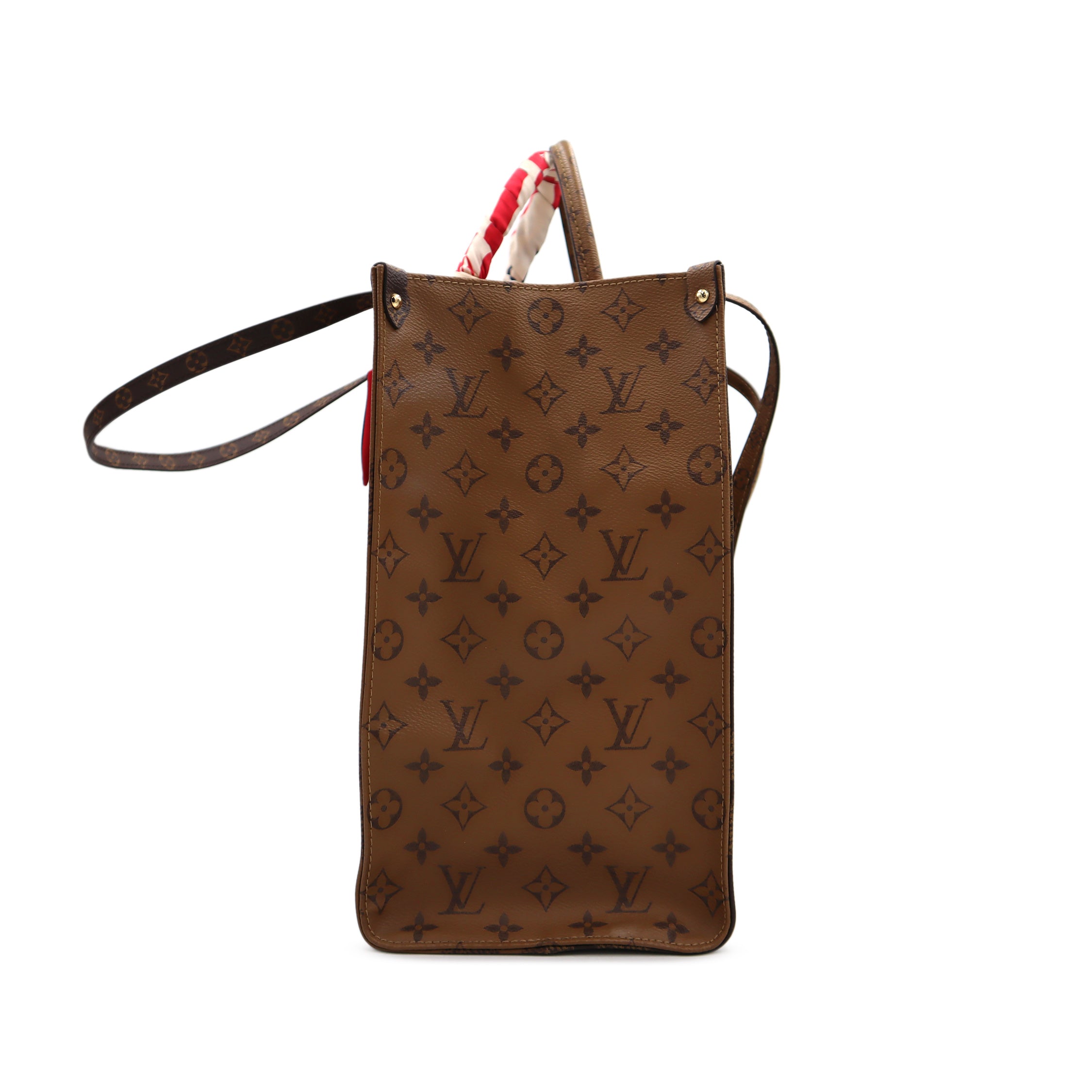 Pre-Owned Louis Vuitton Monogram Giant OntheGo GM Tote Bag with Scarf FL0250