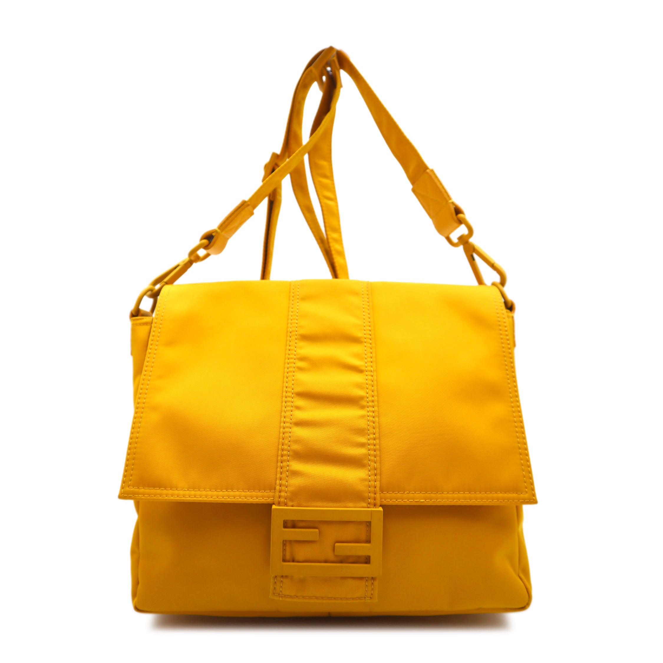 Fendi Econyl Nylon Baguette Medium Messenger Bag