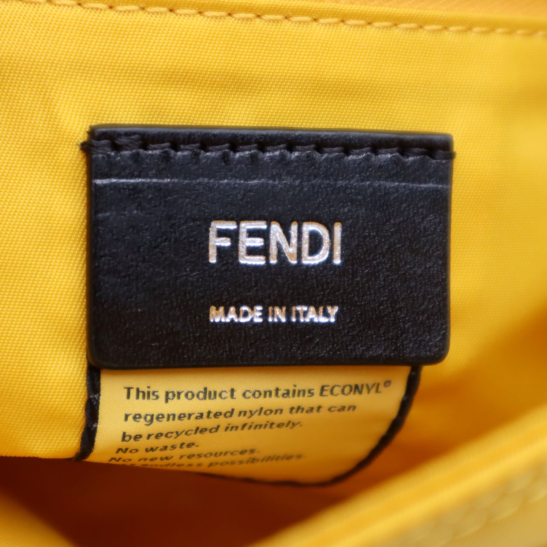 Fendi Econyl Nylon Baguette Medium Messenger Bag