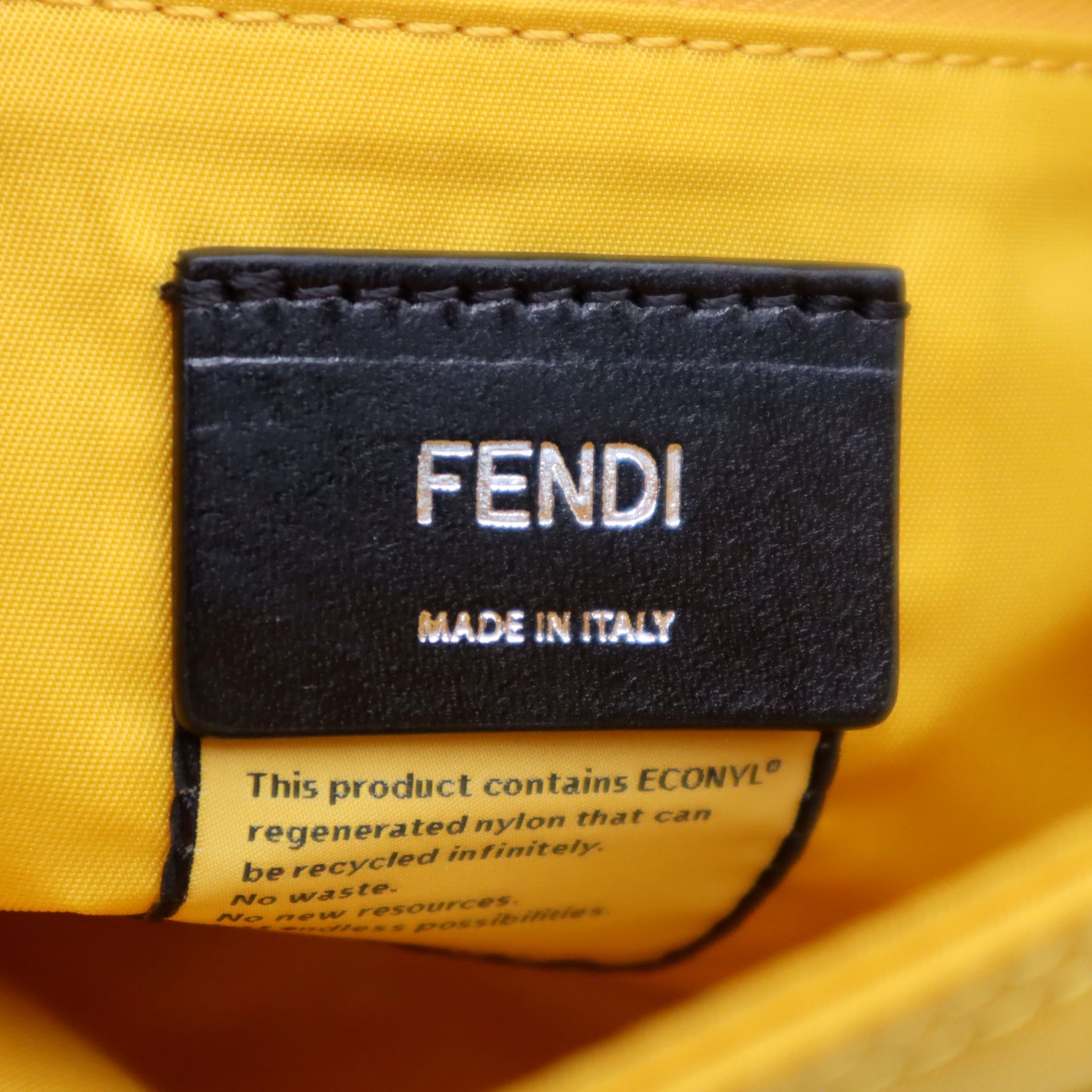 Fendi Econyl Nylon Baguette Medium Messenger Bag