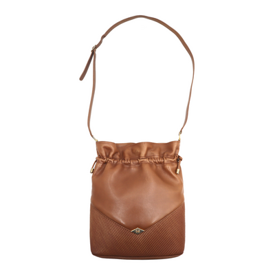 Gucci Leather Drawstring Bucket Bag