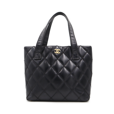 Chanel Calfskin Wild Stitch Tote Bag