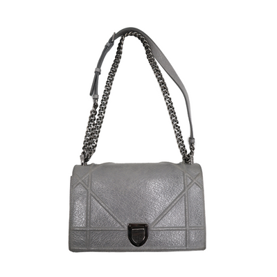 Dior Calfskin Diorama Flap Chain Shoulder Bag