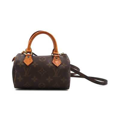 Louis Vuitton Monogram Canvas Mini Speedy Bandouliere Bag TH0933