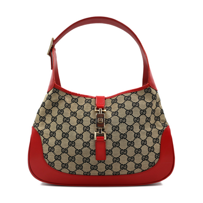 Gucci GG Canvas Jackie Shoulder Bag 