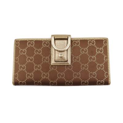 Gucci GG Canvas Abbey Long Wallet