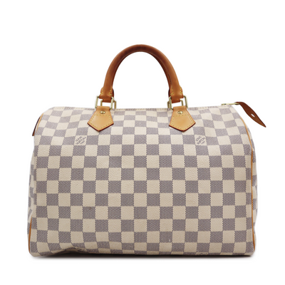 Louis Vuitton Damier Azur Canvas Speedy 30 Boston Bag SD3089