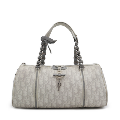 Dior Trotter Leather Romantique Boston Bag