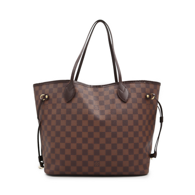 Louis Vuitton Damier Ebene Neverfull MM Tote Bag 