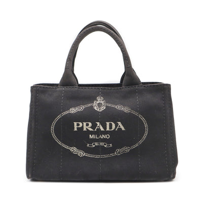 Prada Canapa Canvas Tote Bag