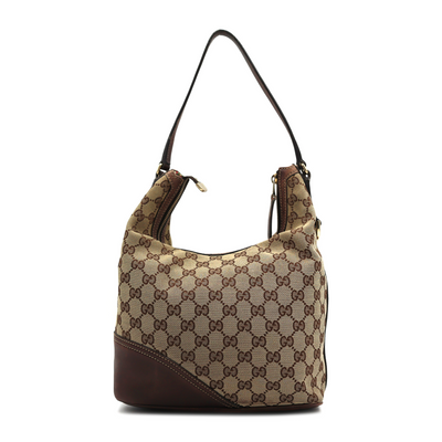 Gucci GG Canvas New Britt Hobo Shoulder Bag