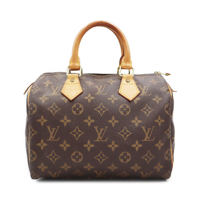 Louis Vuitton Monogram Canvas Speedy 25 Boston Travel Bag TH1907