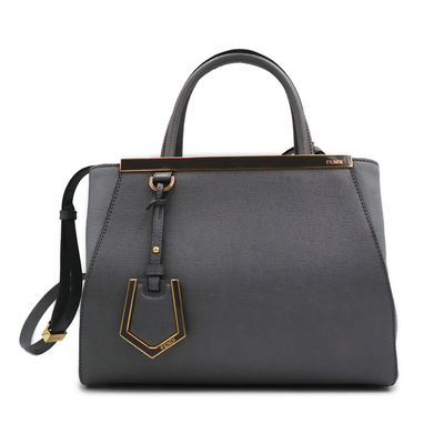 Fendi Vitello Elite Petite 2Jours Tote Bag