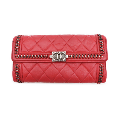 Chanel Quilted Caviar Large Boy Clutch Bag '16-'17  22637006